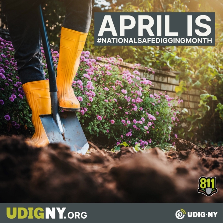 Be careful where you dig, UDig NY sends reminder during National Safe